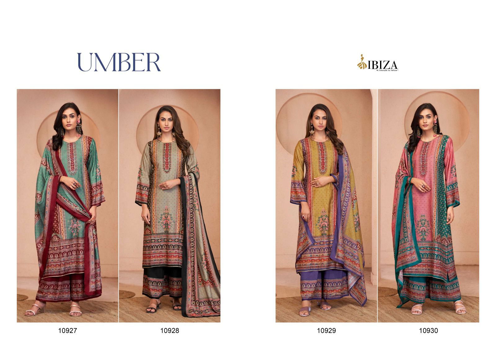 Umber By Ibiza Muslin Digital printed Suits Wholesale Shop In Surat